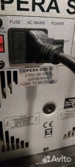Сабвуфер активный DB technologies opera 12 sub
