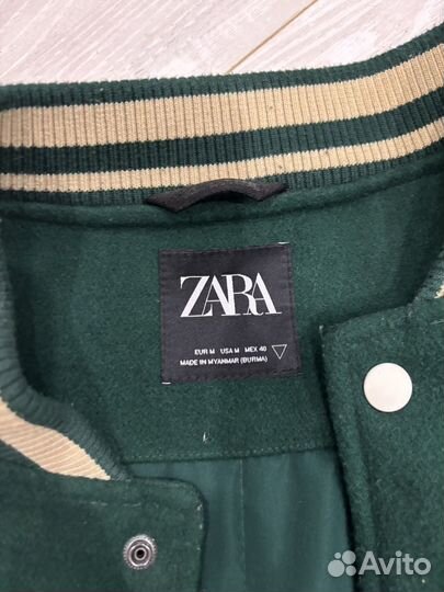 Бомбер мужской zara