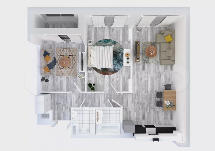3-к. квартира, 66,8 м², 12/15 эт.