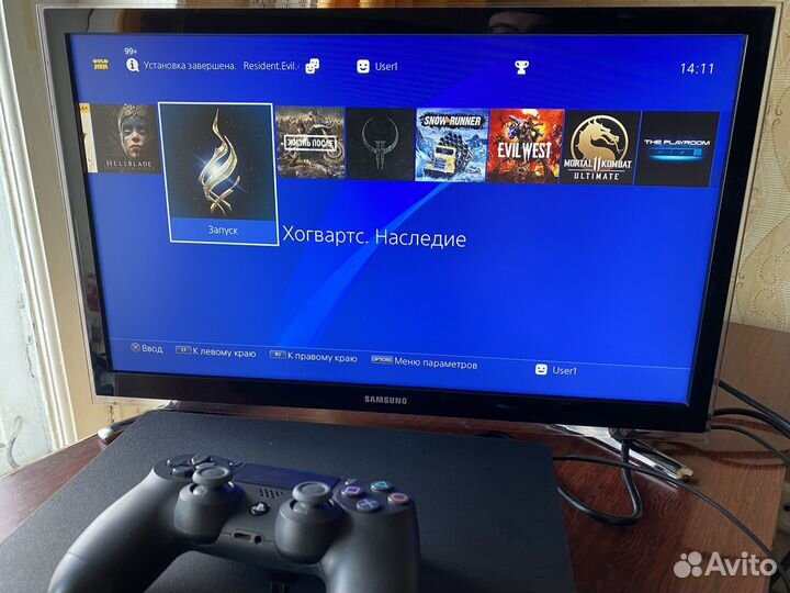 Sony PS4 Pro 1Tb прошитая 9.00 1Tb 7218B
