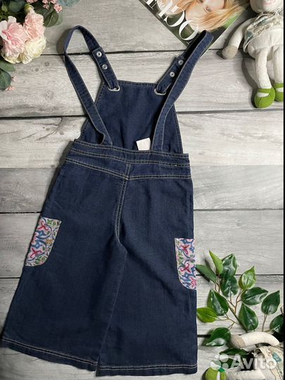 Комбинезон джинсовый детский