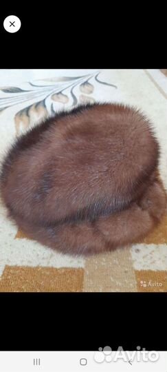 Шапка норковая женская