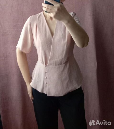 Блузка на запАх 44 размер
