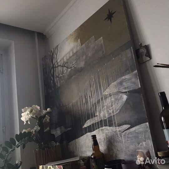 Картина интерьерная на холсте 100х100