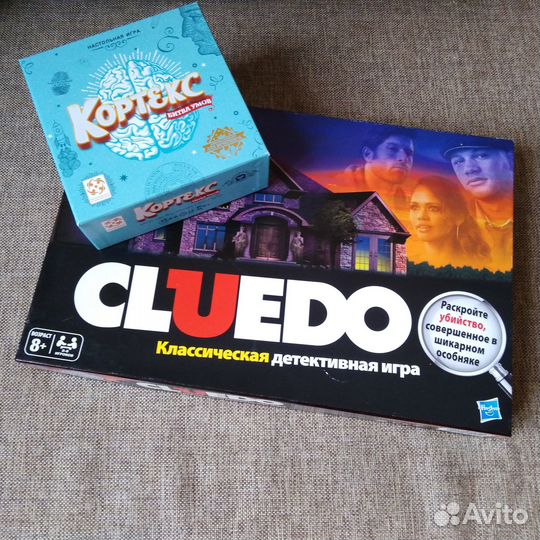 Настольные игры Кортекс, Cluedo, карточные