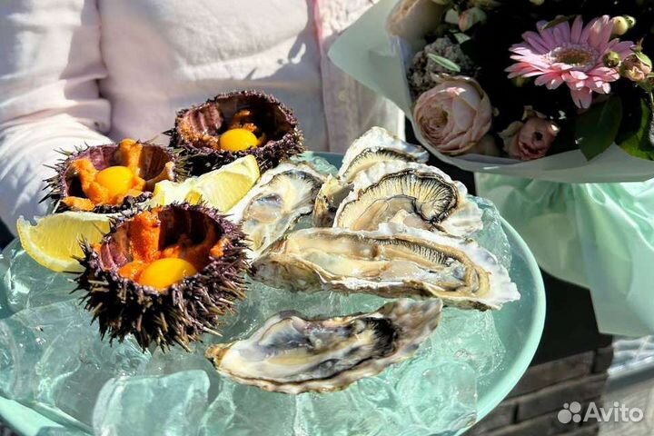 Живые морепродукты