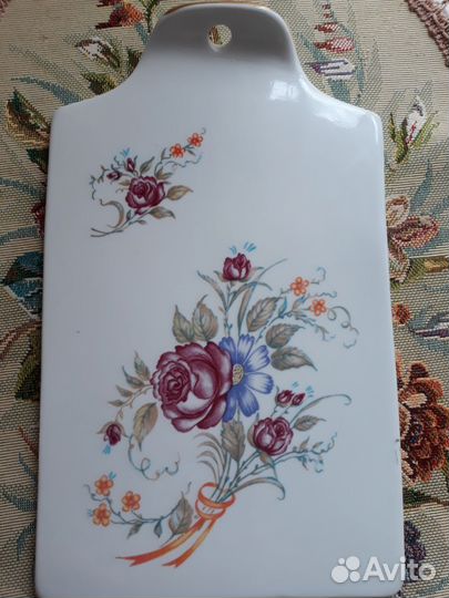 Фарфоровая Сырная доска Дулёво