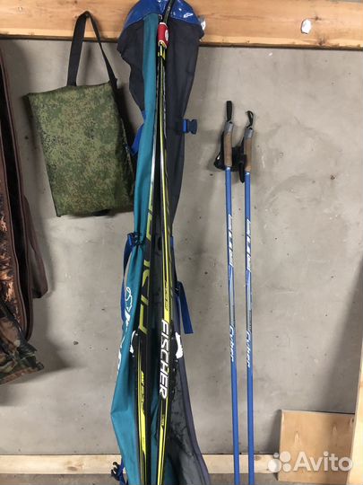 Лыжи беговые fisher carbonlite