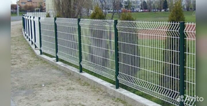 Забор из 3д сетки