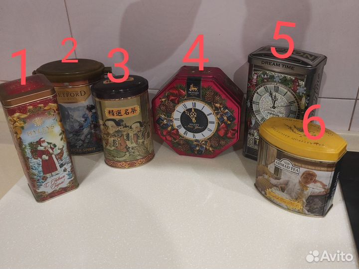 Жестяная банка из под чая