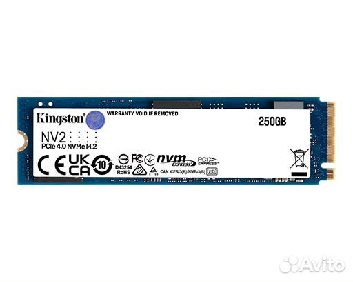 Новый SSD M.2 накопитель Kingston NV2 250Gb