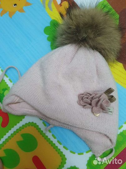 Шапка зимняя для девочки 6 лет