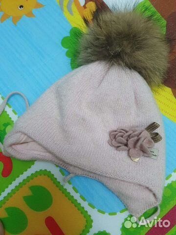 Шапка зимняя для девочки 6 лет