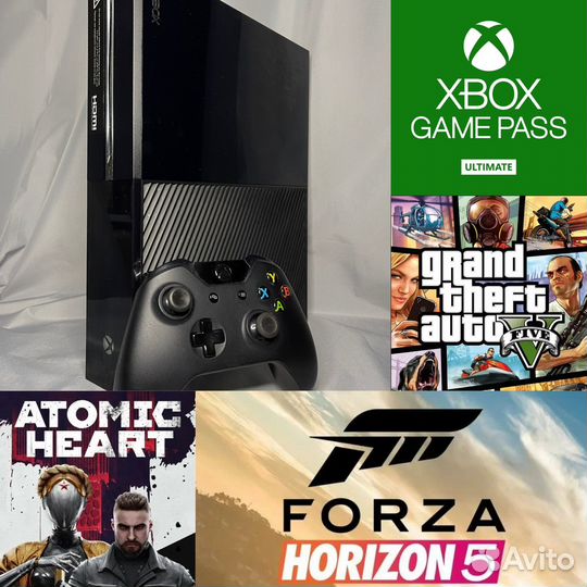 Xbox One 500Gb + 460 Игр