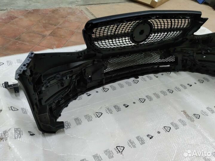 Бампер Мерседес 213 в сборе амг