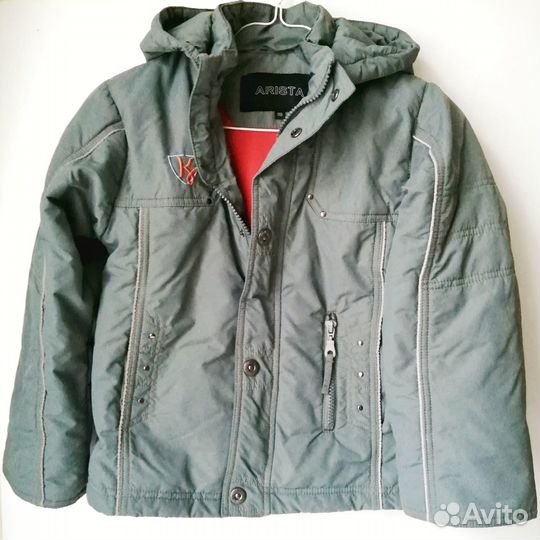 Куртка демисезонная для мальчика 110 утепленная