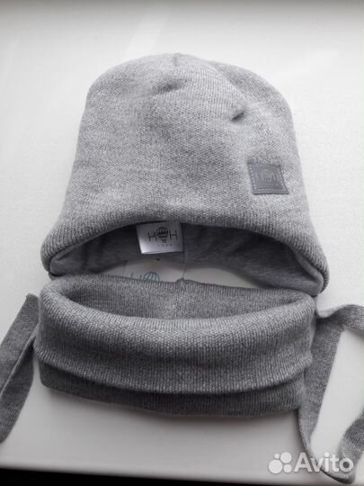 Шапка зимняя со снудом, новая
