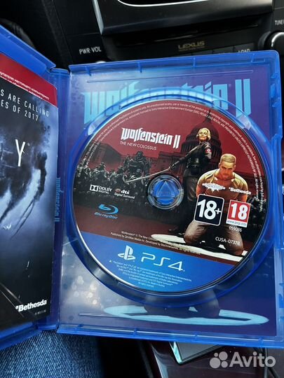 Диск Wolfenstein 2 для Ps4