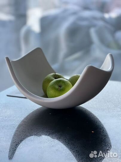 Тарелка, посуда из акрилового камня