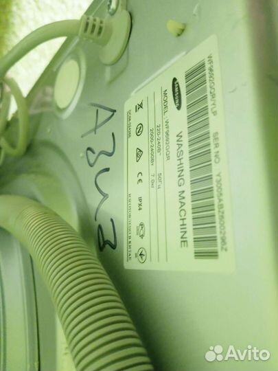 Стиральная машина б/у Samsung чёрная eco bubble