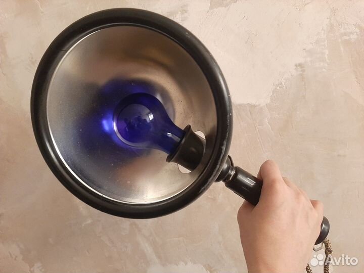 Синяя лампа для прогревания