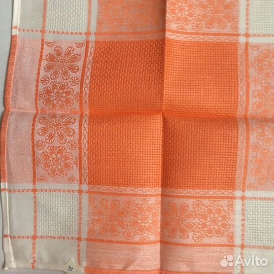 Скатерть и салфетки из льна СССР новые