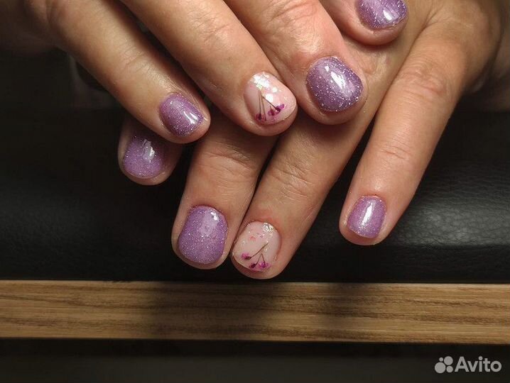 Маникюр с покрытием гель лак