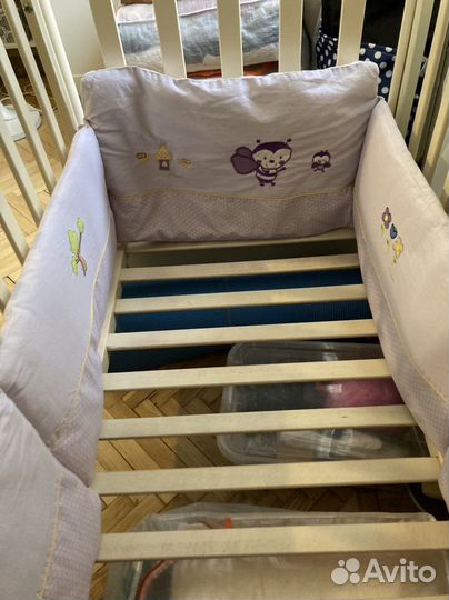 Бортики в детскую кроватку