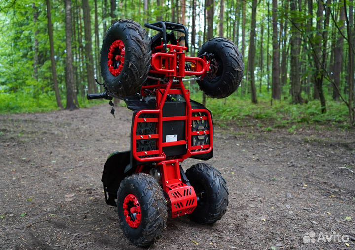 Электроквадроцикл white siberia sneg R 1500W NEW