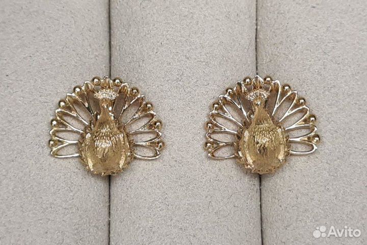 Золотые серьги