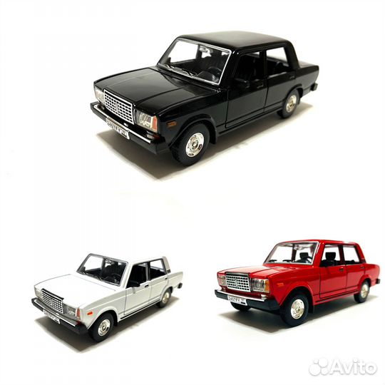 Металлические машинки ваз 2107 (Лада) Жигули