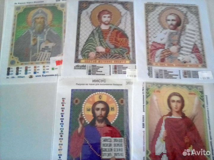 Схемы для вышивки.Бисер Чехия.Стразы. Пайетки