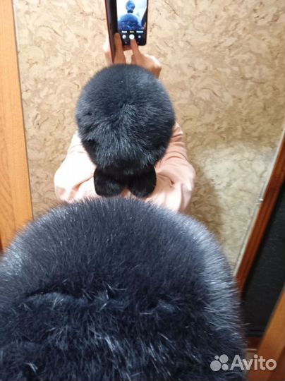 Шапка жен.зим.мех норка 2 шт. разные