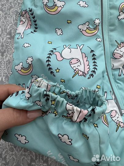 Демисезонный комбинезон для девочки 86