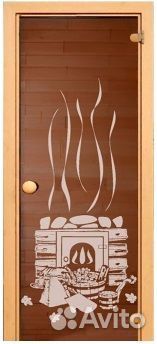 Двери для бани и сауны стеклянные