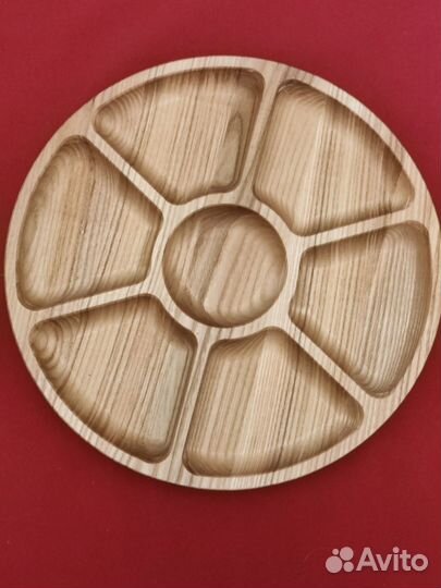 Менажница, фруктовница, дерево Ясень, Ручной раб