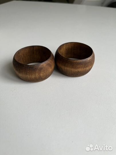 Кольца для салфеток из дерева липы