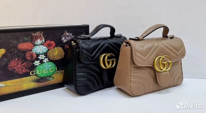 Сумка женская gucci 2 цвета