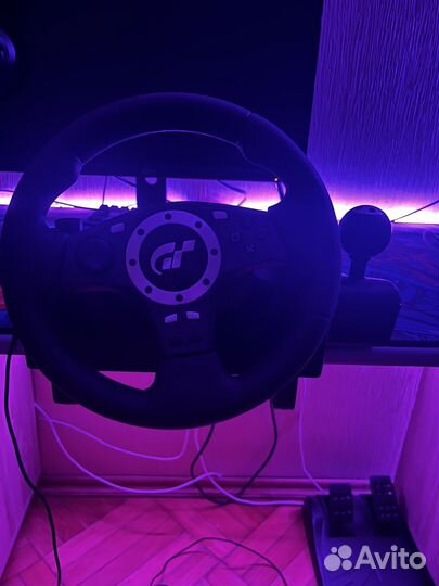 Игровой руль logitech driving force gt pro