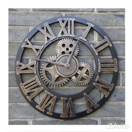 Часы настенные лофт