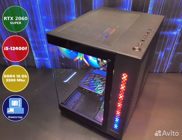 Мощный пк i5-RTX2060SUP-16DDR4-DXC3768150249-H610