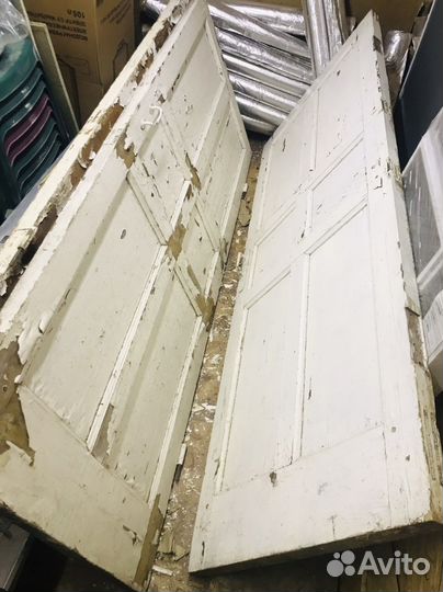 Дверь деревянная старинная 218 на 90