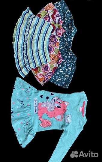 Пакет вещей для девочки 52 шт 92-98