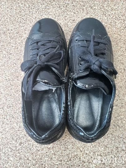 Полуботинки из натур.кожи