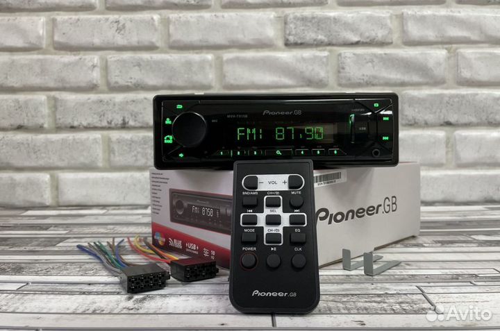 Магнитола pioneer процессорная Bluetooth usb aux