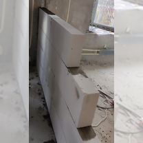 Кладка перегородок из газоблока / пеноблока / гсб, Москва