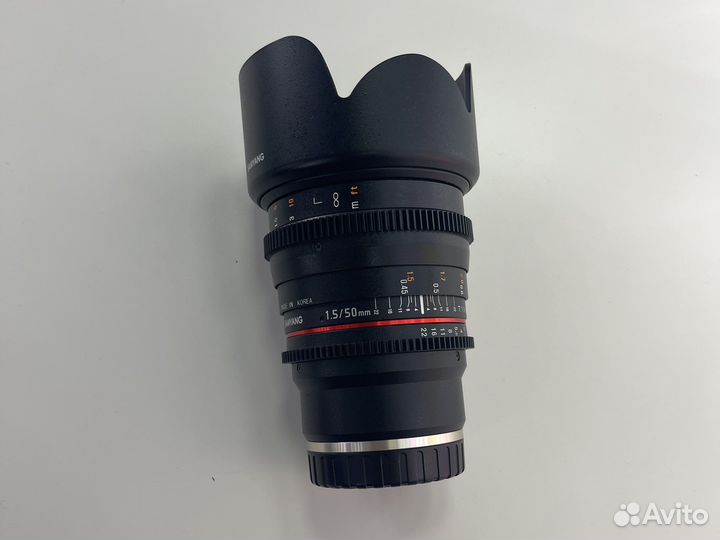 Samyang 50mm t1.5 as umc sony e