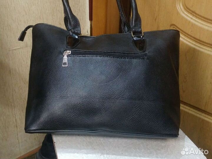 Сумка Xxl эко кожа А4 черная