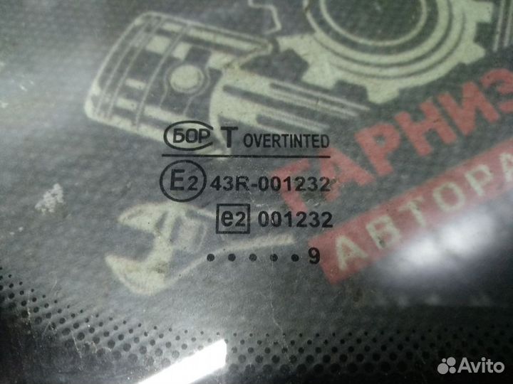 Форточка глухая Лада 2191 Гранта лифтбэк