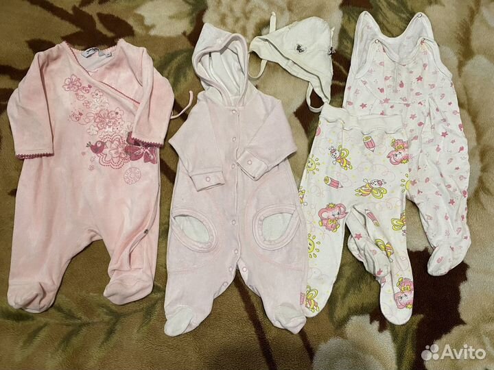 Вещи пакетом на девочку 56-62 р